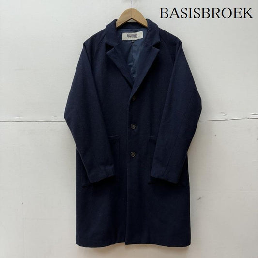 バシスブルック BASISBROEK コート コート一般 ウール チェスター コート 2 紺 / ネイビー / navy メンズ USED 古着 中古 50101886