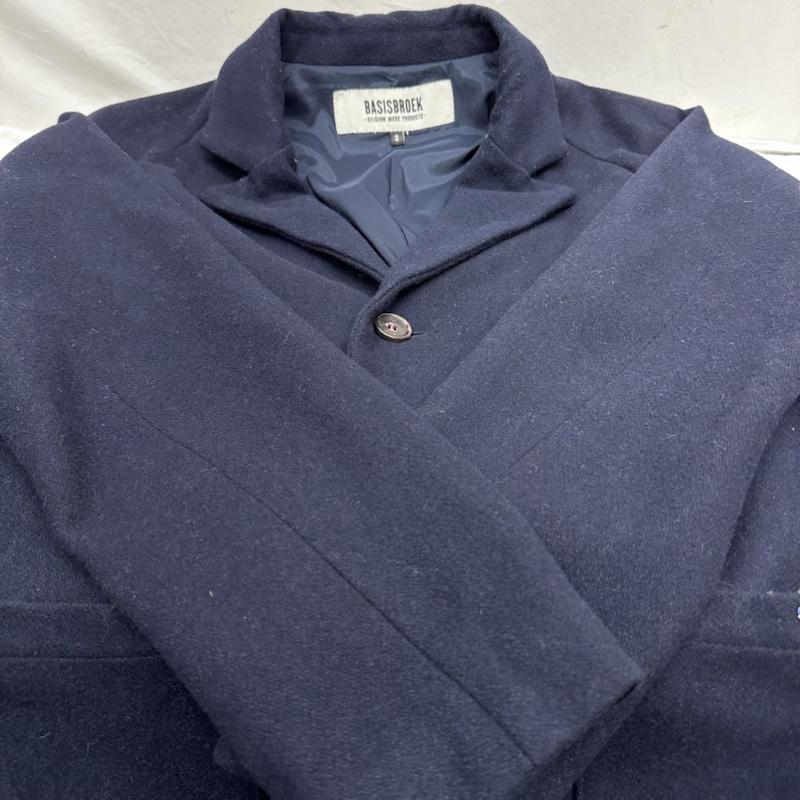 バシスブルック BASISBROEK コート コート一般 ウール チェスター コート 2 紺 / ネイビー / navy メンズ USED 古着 中古 50101886