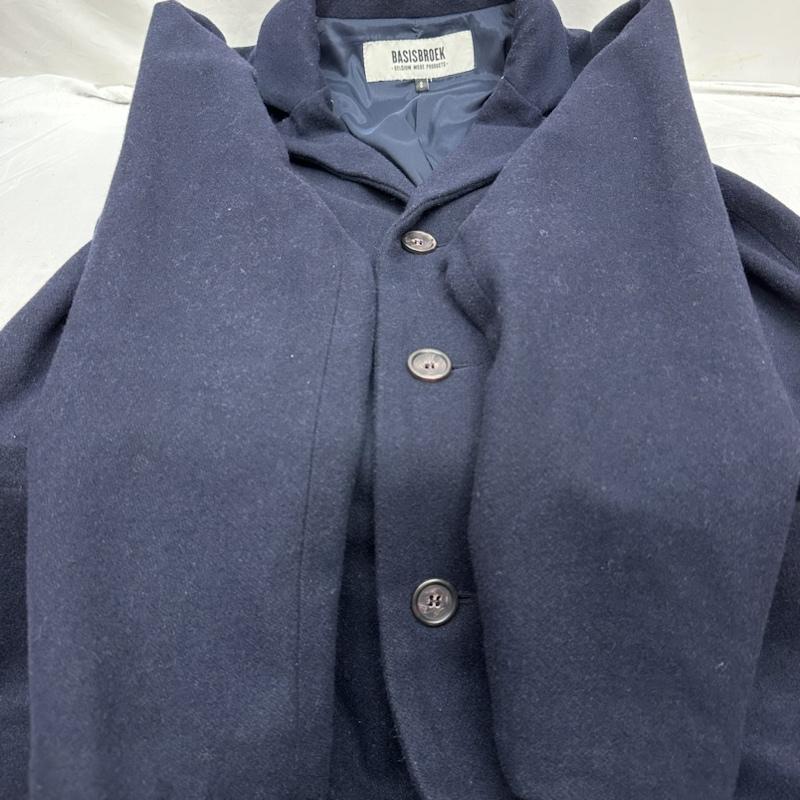 バシスブルック BASISBROEK コート コート一般 ウール チェスター コート 2 紺 / ネイビー / navy メンズ USED 古着 中古 50101886