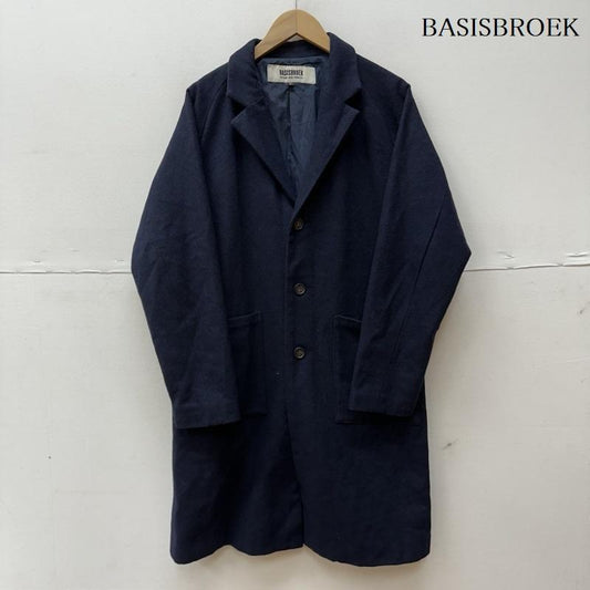 バシスブルック BASISBROEK コート コート一般 ウール チェスター コート 3 紺 / ネイビー / navy メンズ USED 古着 中古 50101923