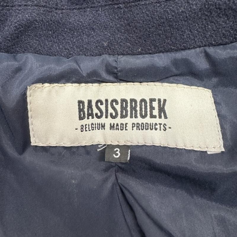 バシスブルック BASISBROEK コート コート一般 ウール チェスター コート 3 紺 / ネイビー / navy メンズ USED 古着 中古 50101923