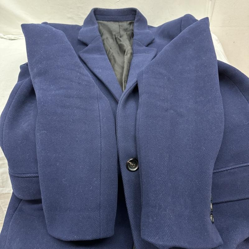 ジョンローレンスサリバン JOHN LAWRENCE SULLIVAN コート コート一般 ウール チェスター コート 38 紺 / ネイビー / navy メンズ USED 古着 中古 50101926