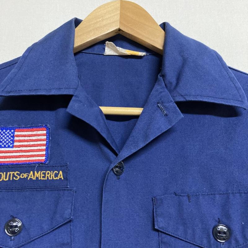 ＵＳフルギ US古着 シャツ、ブラウス 長袖 BOY SCOUTS OF AMERICA 長袖 ボーイスカウトシャツ CAT845 - ロゴ、文字 紺 / ネイビー / navy メンズ USED 古着 中古 50102360