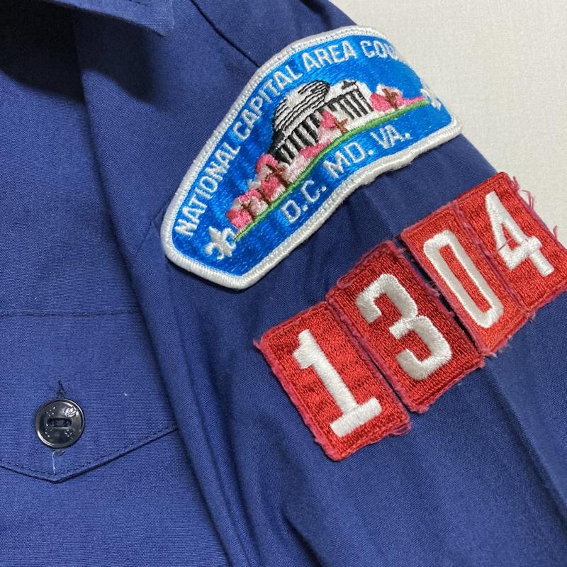 ＵＳフルギ US古着 シャツ、ブラウス 長袖 BOY SCOUTS OF AMERICA 長袖 ボーイスカウトシャツ CAT845 - ロゴ、文字 紺 / ネイビー / navy メンズ USED 古着 中古 50102360
