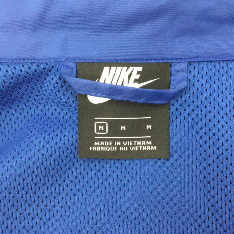 ナイキ NIKE ジャケット、上着 ジャンパー、ブルゾン AR2609-438 FOST DO IT デロゴ ウーブン HD ジャケット フード収納 ナイロンジャケット M ロゴ、文字 青 / ブルー / blue X 白 / ホワイト / white メンズ USED 古着 中古 50102912