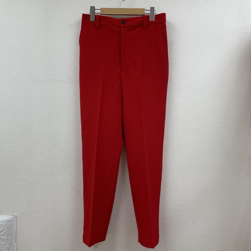 ＵＳＥＤ古着 USED/古着 パンツ スラックス MAISON SPECIAL スラックス ユニセックス タイト ストレート カラー パンツ サイズ00 11221461253 - 無地 赤 / レッド / red メンズ USED 古着 中古 50102959