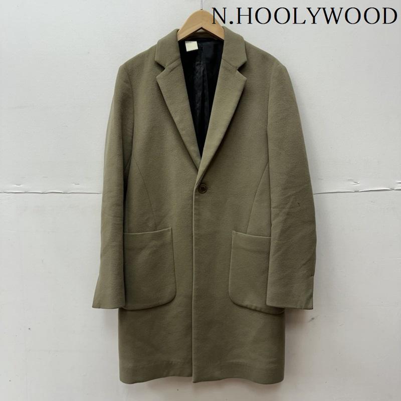 エヌハリウッド N.HOOLYWOOD コート コート一般 ウール チェスターコート 132-C004. 36 ベージュ / ベージュ / beige メンズ USED 古着 中古 50103851