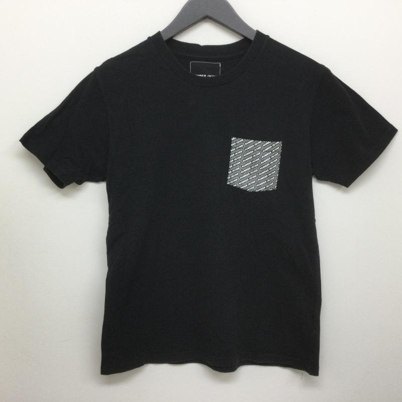 ナンバーナイン NUMBER (N)INE Tシャツ 半袖 ロゴプリントポケット 半袖Tシャツ S ロゴ、文字 黒 / ブラック / black メンズ USED 古着 中古 50104396