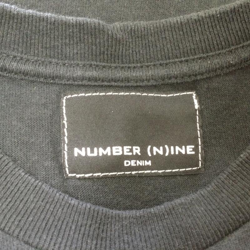 ナンバーナイン NUMBER (N)INE Tシャツ 半袖 ロゴプリントポケット 半袖Tシャツ S ロゴ、文字 黒 / ブラック / black メンズ USED 古着 中古 50104396
