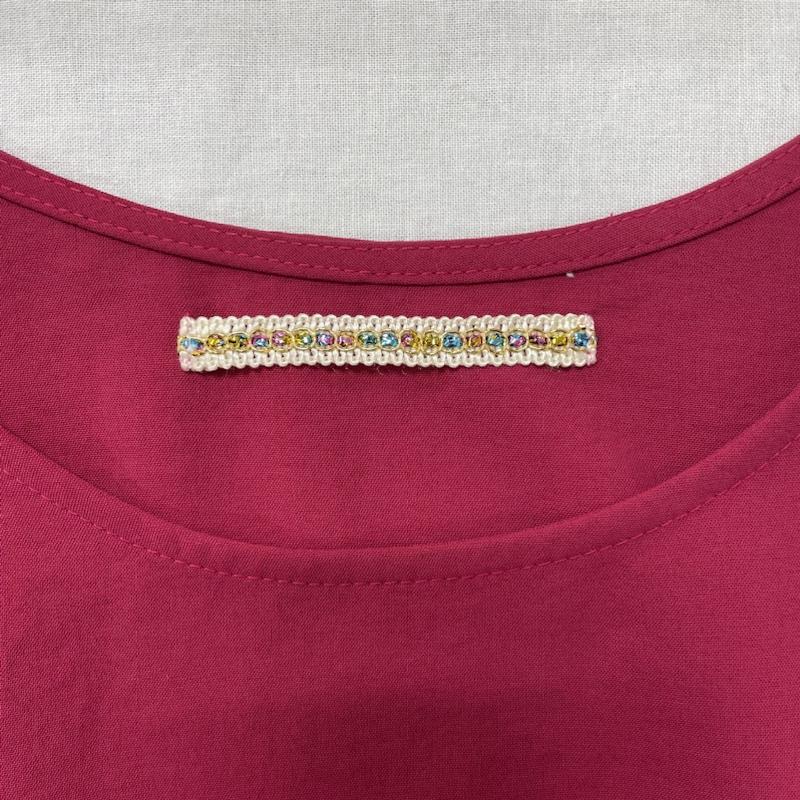 古着 USED ワンピース ロングスカート PERSON＆PEOPLE パーソンアンドピープル タンクトップ ワンピ コルセット レースアップ ベルト付き 無地 桃 / ピンク / pink レディース USED 古着 中古 50104581