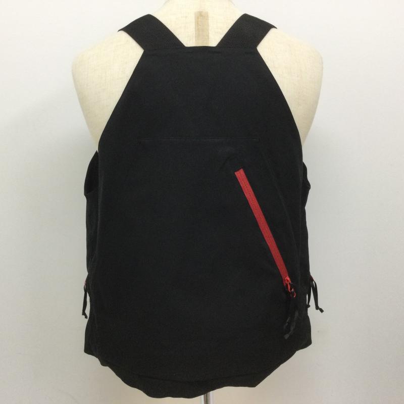 コムフィアウトドアガーメント COMFY OUTDOOR GARMENT ベスト ベスト CMF1901-V01C HUNTISH VEST ハンティシュ ベスト ハンティング＆フィッシィングベスト L 無地 黒 / ブラック / black X 赤 / レッド / red メンズ USED 古着 中古 50104594