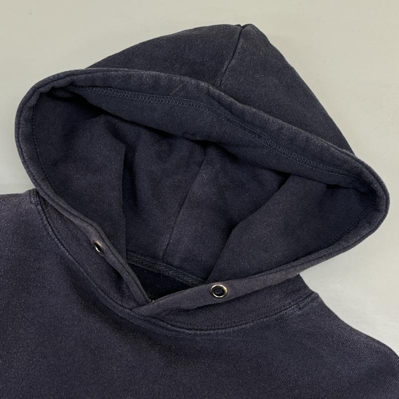 チャリアンドコー CHARI&CO パーカー 長袖 ロゴ プリント プルオーバー フーディ スウェット S 紺 / ネイビー / navy メンズ USED 古着 中古 50104736