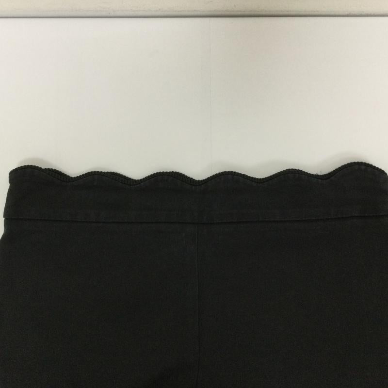 グッチ GUCCI パンツ スラックス 腰パイピングテープ付き ストレッチ スキニーパンツ 裾ジップ サイズ40 L 無地 黒 / ブラック / black レディース USED 古着 中古 50104786