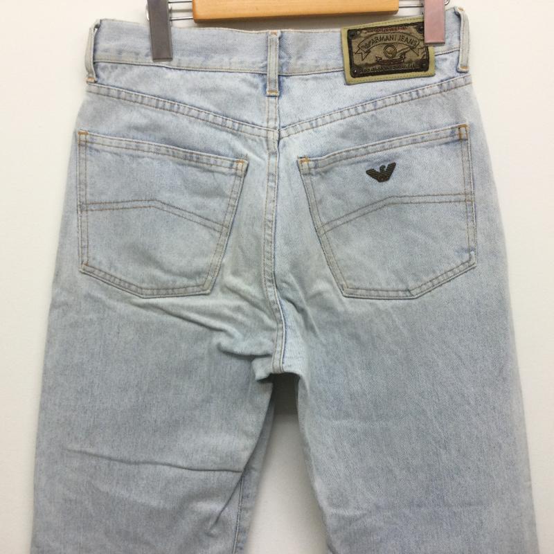 アルマーニ ジーンズ ARMANI JEANS パンツ デニム、ジーンズ イタリア製 イーグルバッチ ビンテージ ジーンズ  90s デニムパンツ 31インチ 無地 インディゴ / インディゴ / Indigo メンズ USED 古着 中古 50105108