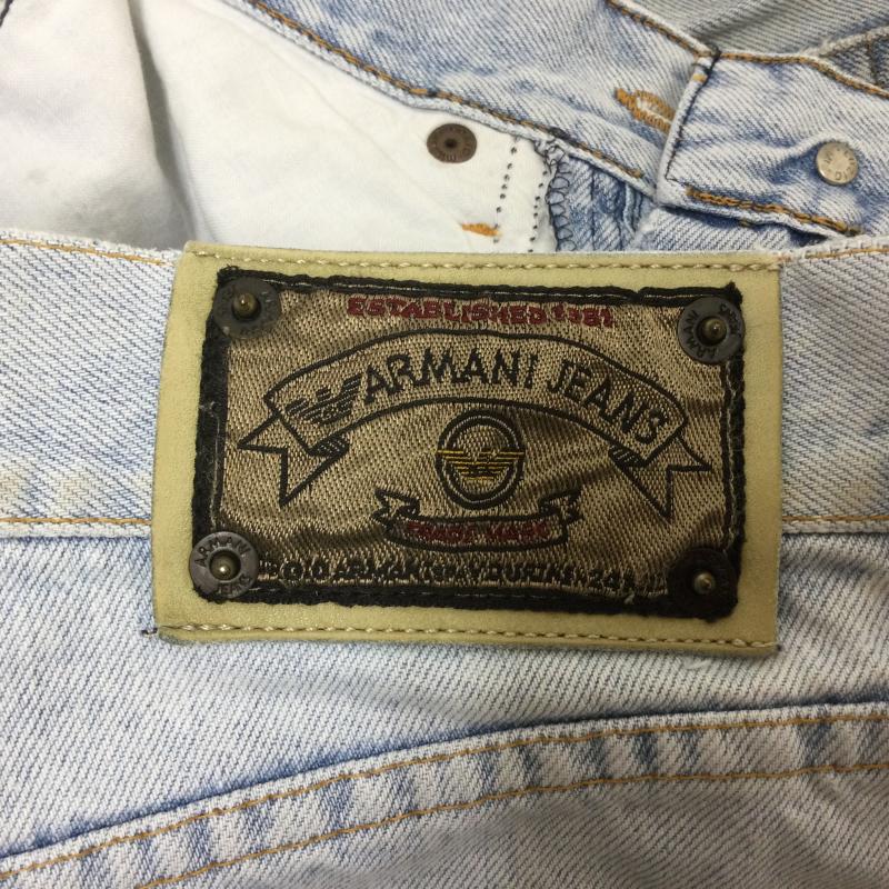 アルマーニ ジーンズ ARMANI JEANS パンツ デニム、ジーンズ イタリア製 イーグルバッチ ビンテージ ジーンズ  90s デニムパンツ 31インチ 無地 インディゴ / インディゴ / Indigo メンズ USED 古着 中古 50105108