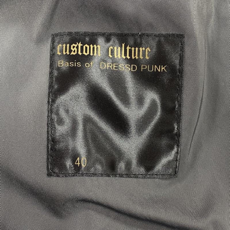 カスタムカルチャー CUSTOM CULTURE コート コート一般 CUSTOM CULTURE ミリタリー 3WAY モッズコート ライナー付き 184-0505 40 無地 灰 / グレー / gray メンズ USED 古着 中古 50105370