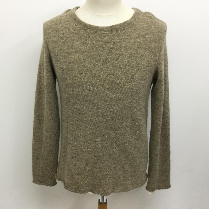 レミ レリーフ REMI RELIEF ニット、セーター 長袖 レイヤード ウールニットセーター S 無地 ベージュ / ベージュ / beige メンズ USED 古着 中古 50105403