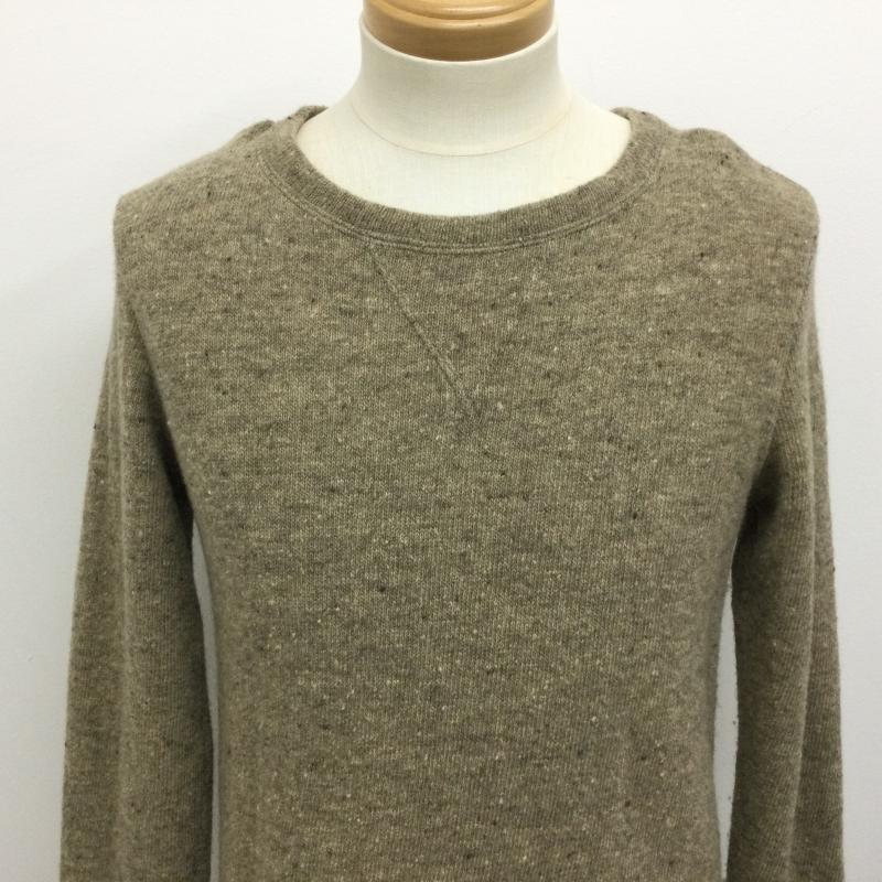 レミ レリーフ REMI RELIEF ニット、セーター 長袖 レイヤード ウールニットセーター S 無地 ベージュ / ベージュ / beige メンズ USED 古着 中古 50105403