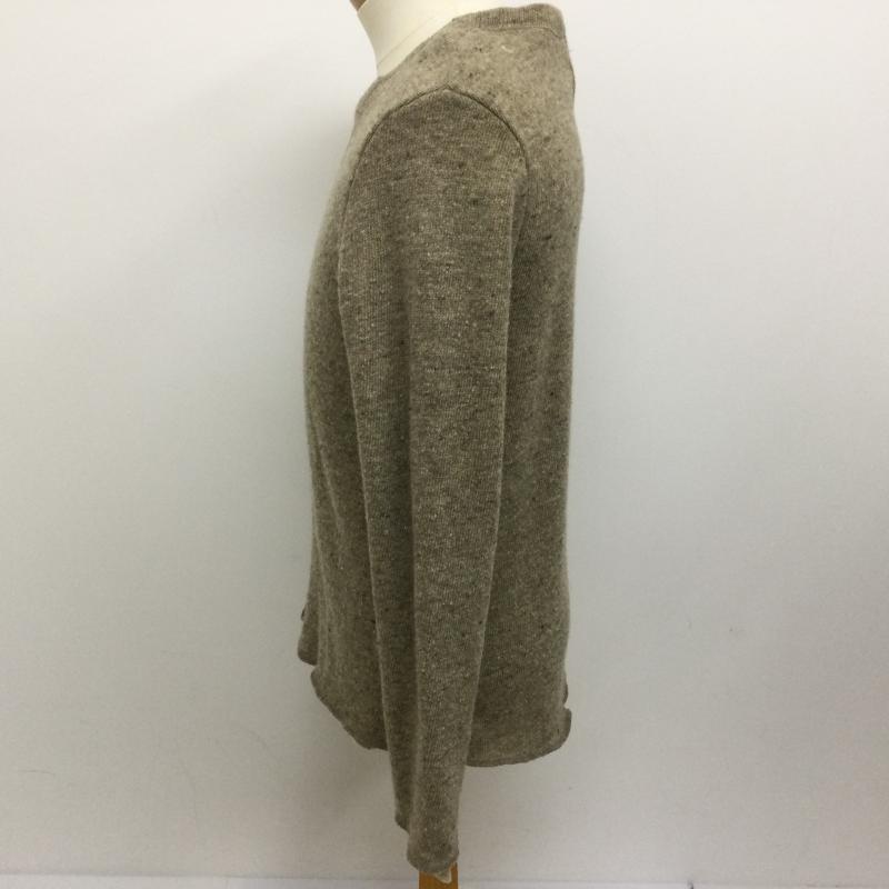 レミ レリーフ REMI RELIEF ニット、セーター 長袖 レイヤード ウールニットセーター S 無地 ベージュ / ベージュ / beige メンズ USED 古着 中古 50105403