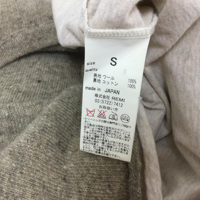 レミ レリーフ REMI RELIEF ニット、セーター 長袖 レイヤード ウールニットセーター S 無地 ベージュ / ベージュ / beige メンズ USED 古着 中古 50105403