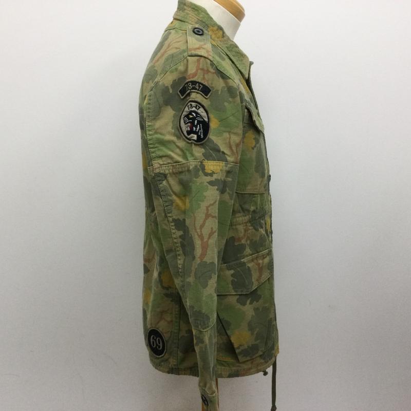 ネイバーフッド NEIGHBORHOOD ジャケット、上着 ジャンパー、ブルゾン M-65 REEF C.JKT ウォシュ加工 リーフカモ迷彩 フィールドジャケット 袖・裾ワッペン付き M カモフラージュ柄・迷彩 緑 / グリーン / green X ベージュ / ベージュ / beige メンズ USED 古着 中古 50105429