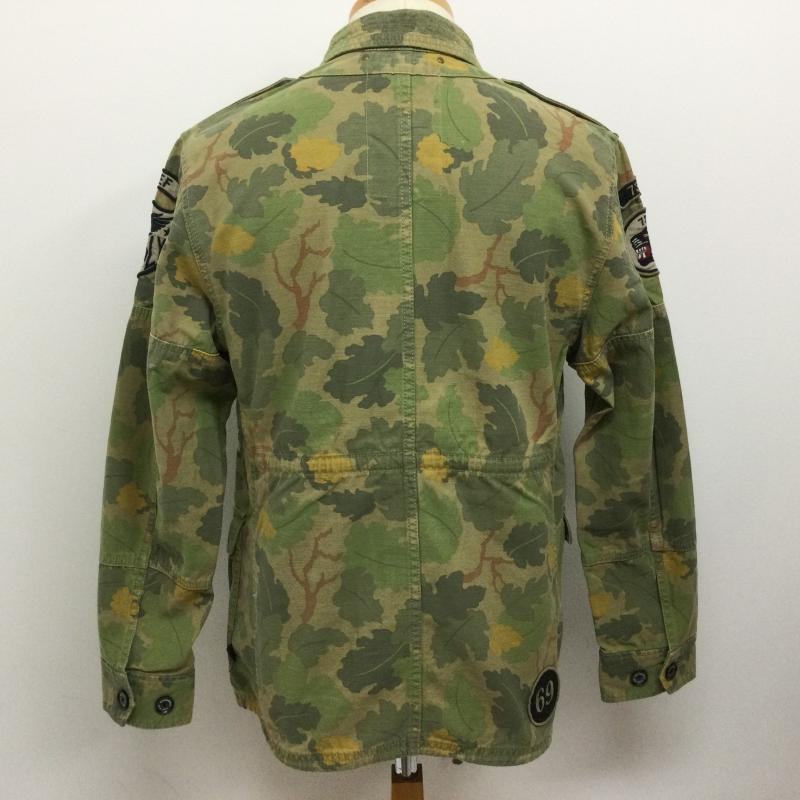 ネイバーフッド NEIGHBORHOOD ジャケット、上着 ジャンパー、ブルゾン M-65 REEF C.JKT ウォシュ加工 リーフカモ迷彩 フィールドジャケット 袖・裾ワッペン付き M カモフラージュ柄・迷彩 緑 / グリーン / green X ベージュ / ベージュ / beige メンズ USED 古着 中古 50105429