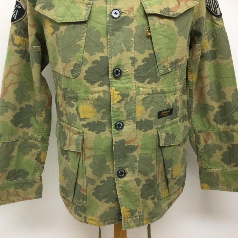 ネイバーフッド NEIGHBORHOOD ジャケット、上着 ジャンパー、ブルゾン M-65 REEF C.JKT ウォシュ加工 リーフカモ迷彩 フィールドジャケット 袖・裾ワッペン付き M カモフラージュ柄・迷彩 緑 / グリーン / green X ベージュ / ベージュ / beige メンズ USED 古着 中古 50105429