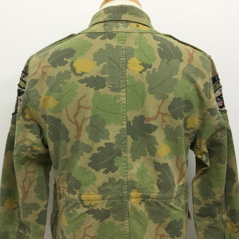 ネイバーフッド NEIGHBORHOOD ジャケット、上着 ジャンパー、ブルゾン M-65 REEF C.JKT ウォシュ加工 リーフカモ迷彩 フィールドジャケット 袖・裾ワッペン付き M カモフラージュ柄・迷彩 緑 / グリーン / green X ベージュ / ベージュ / beige メンズ USED 古着 中古 50105429