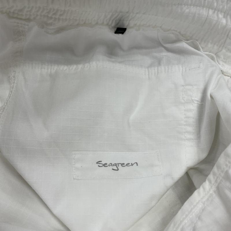 シーグリーン Seagreen パンツ ショートパンツ Seagreen ハーフパンツ カーゴ ショーツ MSG17S5006 2 無地 白 / ホワイト / white メンズ USED 古着 中古 50105523
