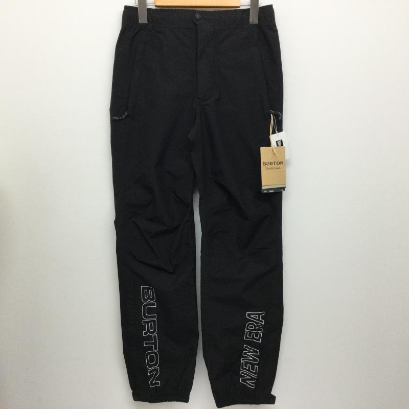 ニューエラ NEW ERA ボトムス ボトムス 12550845 BORTON GORE-TEX PORTAL PANT ゴアテックス ポータル パンツ タグ付き S ロゴ、文字 黒 / ブラック / black X 白 / ホワイト / white メンズ USED 古着 中古 50106300