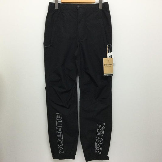 ニューエラ NEW ERA ボトムス ボトムス 12550845 BORTON GORE-TEX PORTAL PANT ゴアテックス ポータル パンツ タグ付き S ロゴ、文字 黒 / ブラック / black X 白 / ホワイト / white メンズ USED 古着 中古 50106300