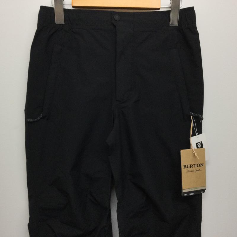 ニューエラ NEW ERA ボトムス ボトムス 12550845 BORTON GORE-TEX PORTAL PANT ゴアテックス ポータル パンツ タグ付き S ロゴ、文字 黒 / ブラック / black X 白 / ホワイト / white メンズ USED 古着 中古 50106300