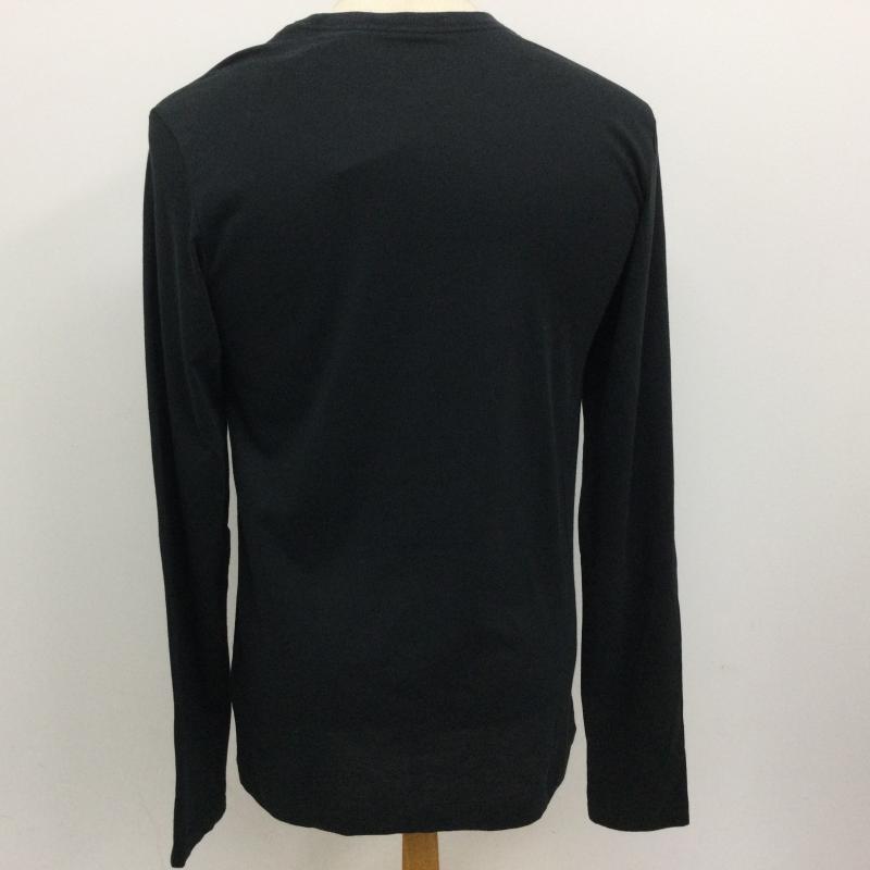 ナイキ NIKE カットソー 長袖 FN086-010 DF DYE LS TEE ロゴプリント 長袖カットソー タグ付き S ロゴ、文字 黒 / ブラック / black メンズ USED 古着 中古 50106596