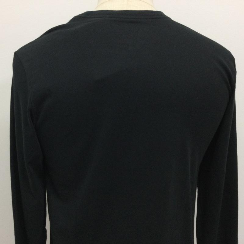 ナイキ NIKE カットソー 長袖 FN086-010 DF DYE LS TEE ロゴプリント 長袖カットソー タグ付き S ロゴ、文字 黒 / ブラック / black メンズ USED 古着 中古 50106596