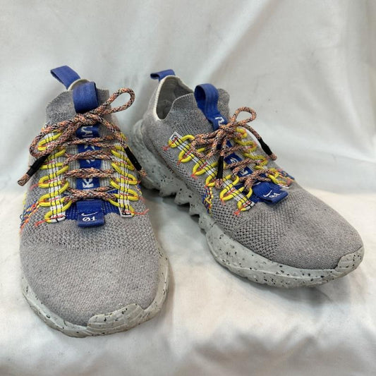 ナイキ NIKE スニーカー スニーカー SPACE HIPPIE 01 THIS IS TRASH PHOTON DUST スペースヒッピー 01 フォトンダスト CZ6148-003 28.0cm 灰 / グレー / gray X 青 / ブルー / blue X 黄 / イエロー / yellow メンズ USED 古着 中古 50106820