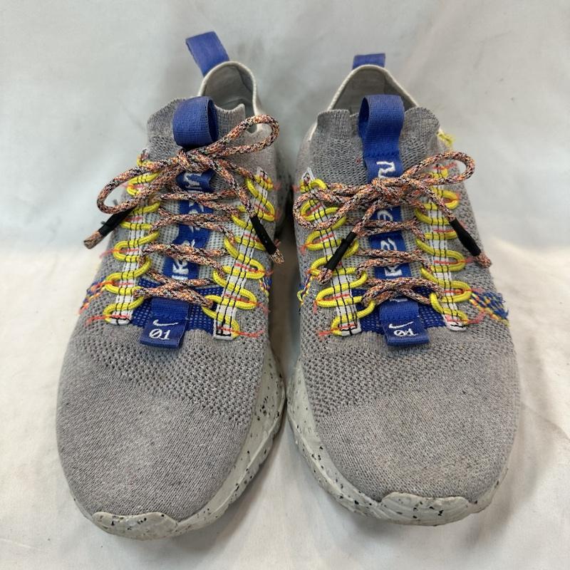 ナイキ NIKE スニーカー スニーカー SPACE HIPPIE 01 THIS IS TRASH PHOTON DUST スペースヒッピー 01 フォトンダスト CZ6148-003 28.0cm 灰 / グレー / gray X 青 / ブルー / blue X 黄 / イエロー / yellow メンズ USED 古着 中古 50106820