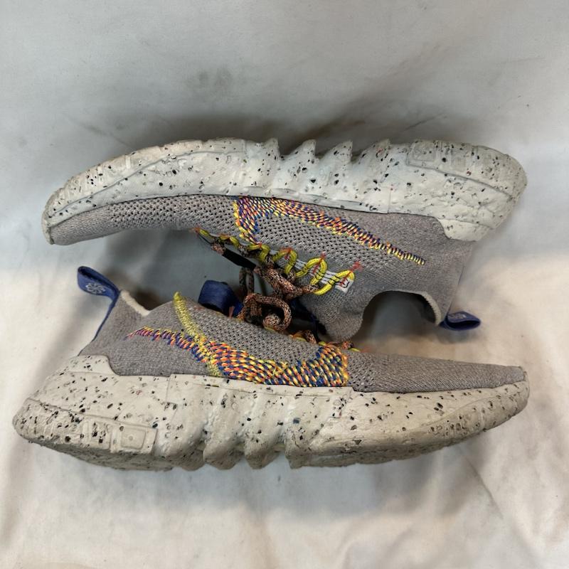 ナイキ NIKE スニーカー スニーカー SPACE HIPPIE 01 THIS IS TRASH PHOTON DUST スペースヒッピー 01 フォトンダスト CZ6148-003 28.0cm 灰 / グレー / gray X 青 / ブルー / blue X 黄 / イエロー / yellow メンズ USED 古着 中古 50106820