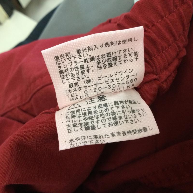 ザノースフェイス THE NORTH FACE パンツ ショートパンツ NTW58055 ストレッチ ショートパンツ ロゴ刺繍 アウトドア L 無地 X ロゴ、文字 赤 / レッド / red レディース USED 古着 中古 50106884