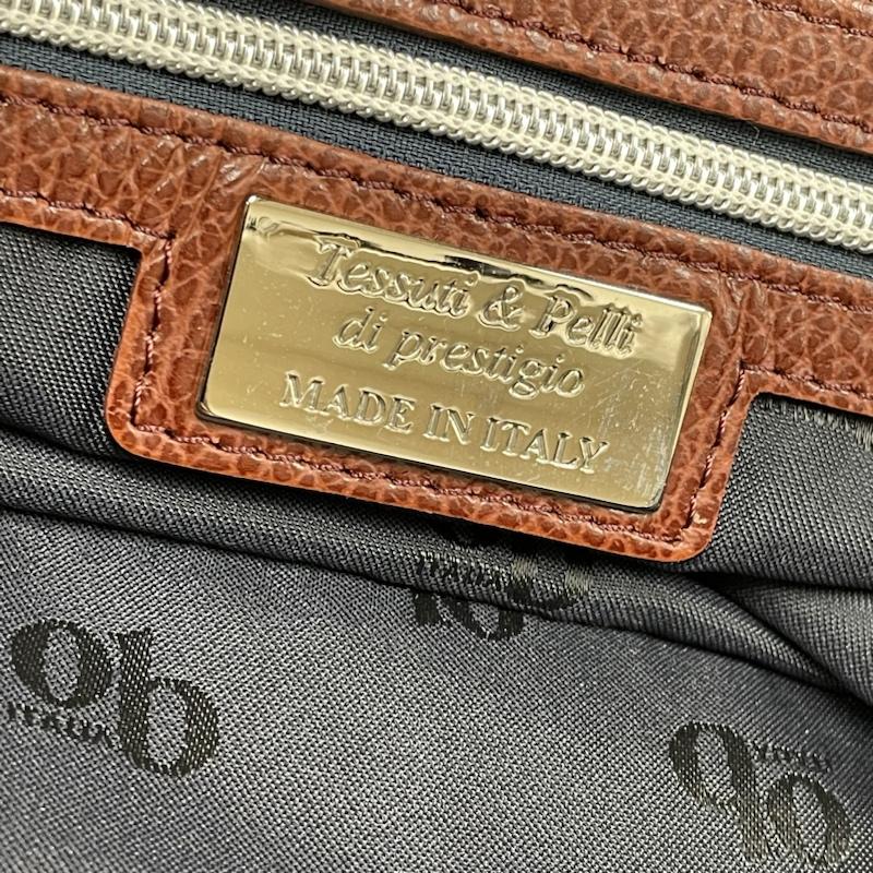 オロビアンコ Orobianco ショルダーバッグ ショルダーバッグ ショルダー バッグ ハンドバッグ 総柄 小紋柄 レザー ロゴ 刻印 2way 総柄 X ロゴ、文字 茶 / ブラウン / brown X 紺 / ネイビー / navy レディース USED 古着 中古 50107130