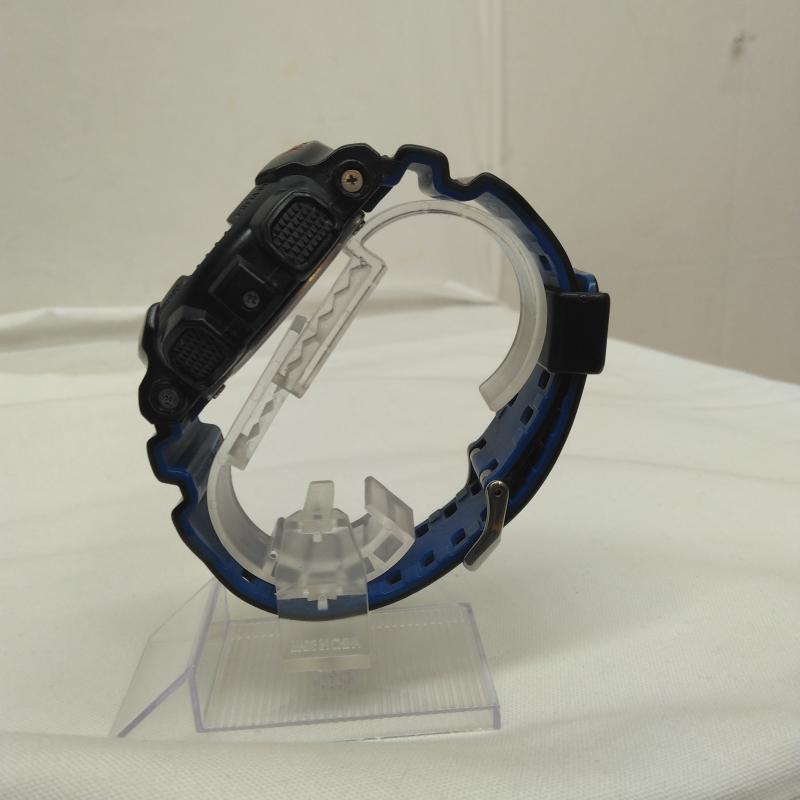 ジーショック G-SHOCK 腕時計 デジタル CASIO Layered Black ＆ Tricolor トリコロール GA-100LT デジアナ 腕時計 - 黒 / ブラック / black X 青 / ブルー / blue X 赤 / レッド / red メンズ USED 古着 中古 50107165