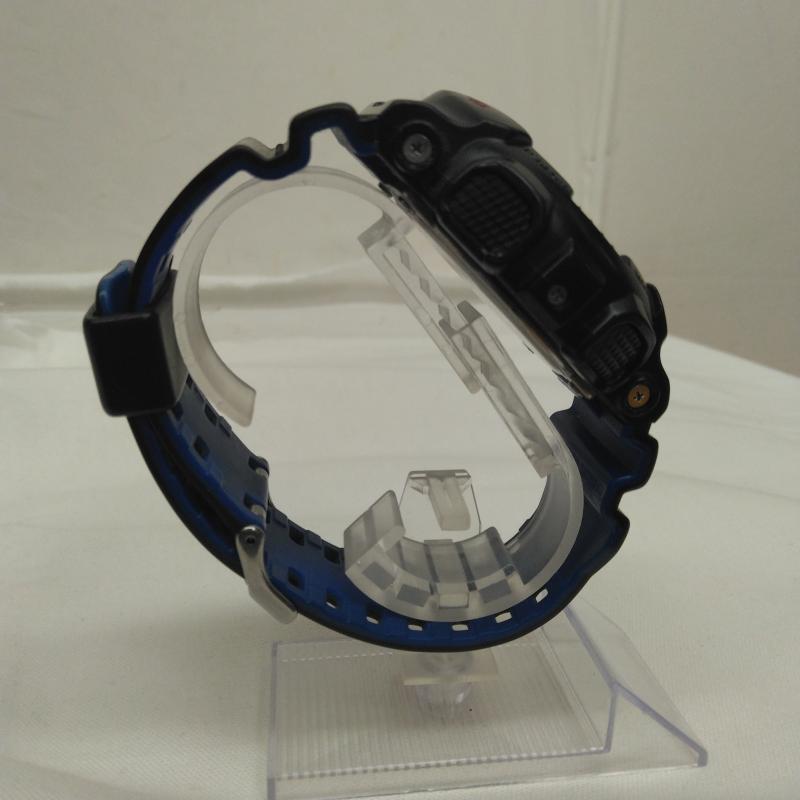 ジーショック G-SHOCK 腕時計 デジタル CASIO Layered Black ＆ Tricolor トリコロール GA-100LT デジアナ 腕時計 - 黒 / ブラック / black X 青 / ブルー / blue X 赤 / レッド / red メンズ USED 古着 中古 50107165
