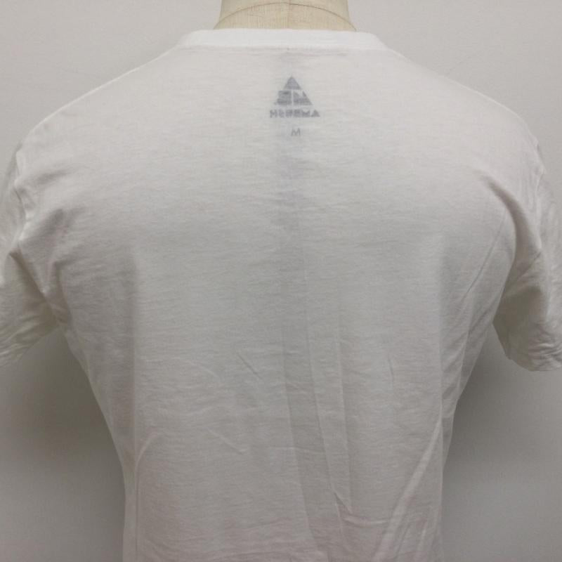 アンブッシュ AMBUSH Tシャツ 半袖 フロント デカマジックテープ付 半袖Tシャツ ワッペン欠損 M 無地 白 / ホワイト / white X 黒 / ブラック / black メンズ USED 古着 中古 50107332
