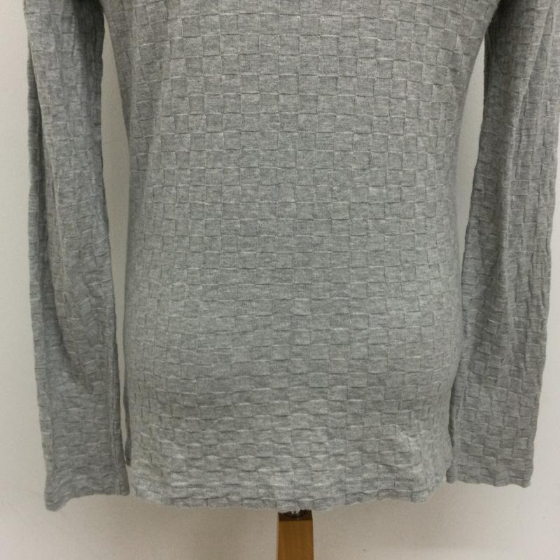 バーバリーブラックレーベル BURBERRY BLACK LABEL カットソー 長袖 D1P12-301-04 立体ブロックチェック 長袖カットソー 2 チェック 灰 / グレー / gray メンズ USED 古着 中古 50107543