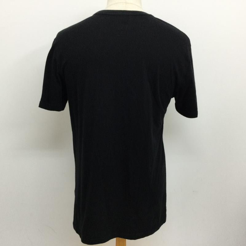 アルマーニエクスチェンジ ARMANI EXCHANGE Tシャツ 半袖 Vネック ロゴプリント 半袖Tシャツ M ロゴ、文字 黒 / ブラック / black メンズ USED 古着 中古 50107547