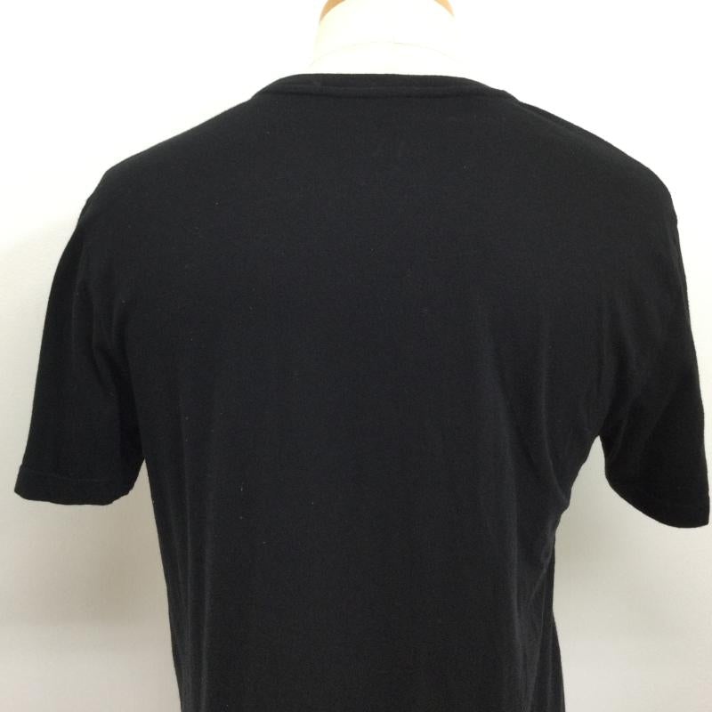 アルマーニエクスチェンジ ARMANI EXCHANGE Tシャツ 半袖 Vネック ロゴプリント 半袖Tシャツ M ロゴ、文字 黒 / ブラック / black メンズ USED 古着 中古 50107547