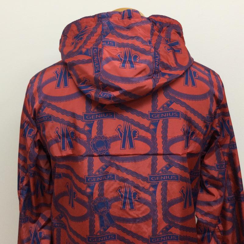 モンクレール MONCLER ジャケット、上着 ジャンパー、ブルゾン JAU GIUBBTTO F10921A70600 539WD ロゴ総柄プリント ナイロンパーカー ナイロンジャケット タグ付 0 ロゴ、文字 赤 / レッド / red X 紺 / ネイビー / navy メンズ USED 古着 中古 50107785