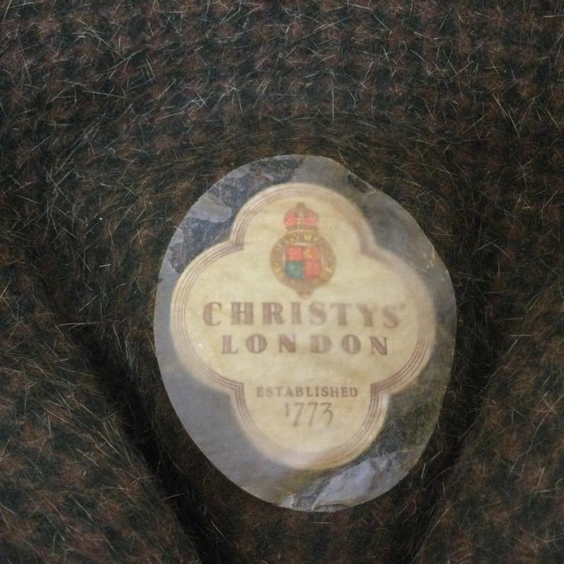 クリスティーズロンドン CHRISTYS  LONDON 帽子 ハット イングランド製 銀座トラヤ 羽根つき チェック柄 中折れハット - チェック 緑 / グリーン / green X 茶 / ブラウン / brown メンズ USED 古着 中古 50107804