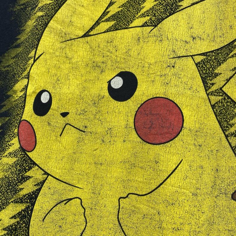 古着 USED Tシャツ 半袖 ポケモン POKEMON ピカチュウ アニメ キャラクター Tシャツ S S キャラクター X ロゴ、文字 X プリント メンズ USED 古着 中古 50107898
