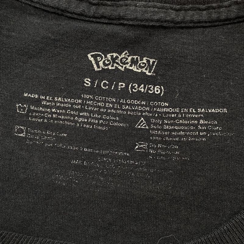 古着 USED Tシャツ 半袖 ポケモン POKEMON ピカチュウ アニメ キャラクター Tシャツ S S キャラクター X ロゴ、文字 X プリント メンズ USED 古着 中古 50107898