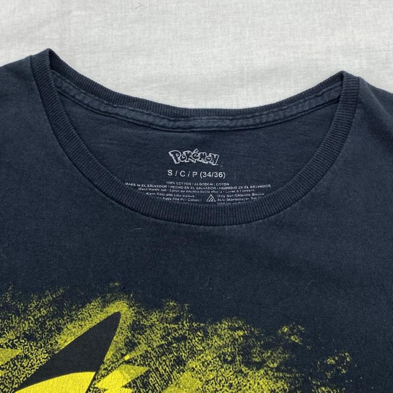 古着 USED Tシャツ 半袖 ポケモン POKEMON ピカチュウ アニメ キャラクター Tシャツ S S キャラクター X ロゴ、文字 X プリント メンズ USED 古着 中古 50107898
